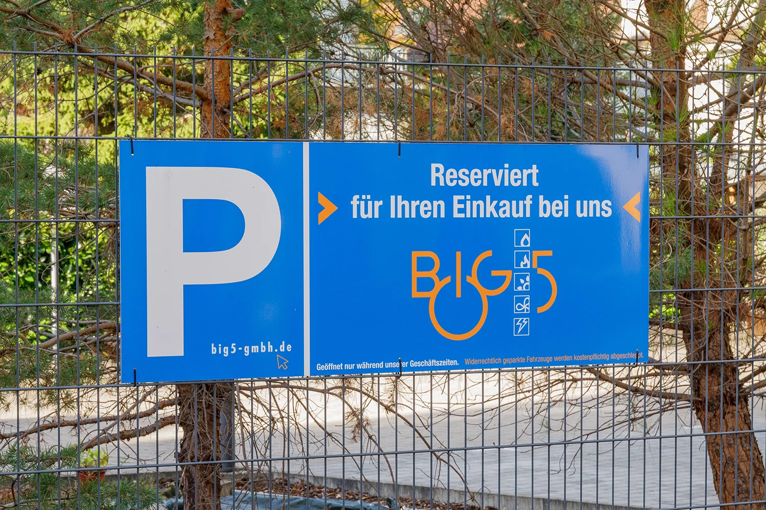 Parkschplatzschild